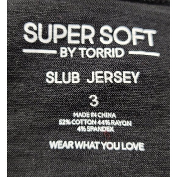 NEW Torrid 3 Muerte Classic Fit Super Soft Crew Neck Tank Black 3X 22 24 - Picture 7 of 10